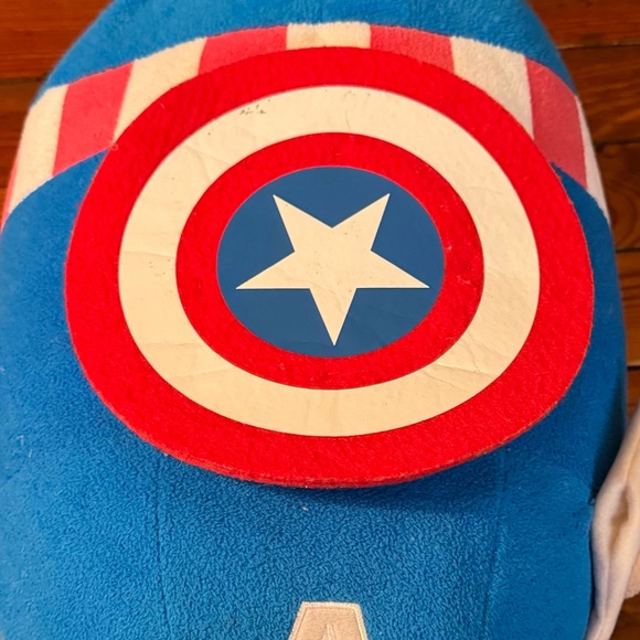 Disney Tsum Tsum Marvel Captain America Plush Jumbo XL 20” Stuffed Toy Pillow - Picture 3 of 8